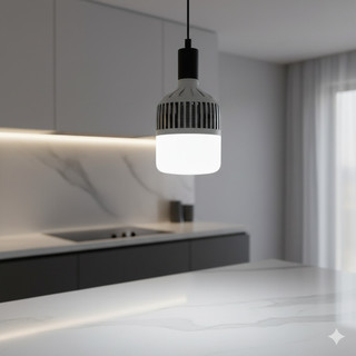 Lâmpada LED Bulbo 80W Super Potente Branco Frio 6500K Bivolt E27 Alta Iluminação Profissional