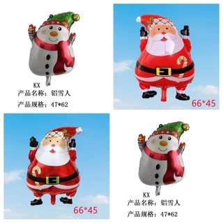 Natal vestir-se balão papai noel balão decoração balão boneco de neve balão