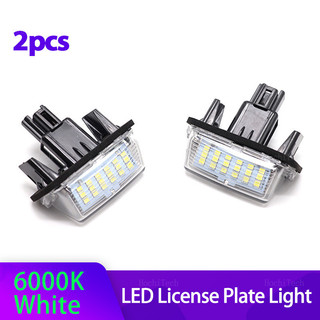 2 Pçs DC12V LED Lâmpada De Luz Da Placa De Identificação Branco Para Toyota Camry Avalon Auris E18 Vios Esquire EZ Noah 