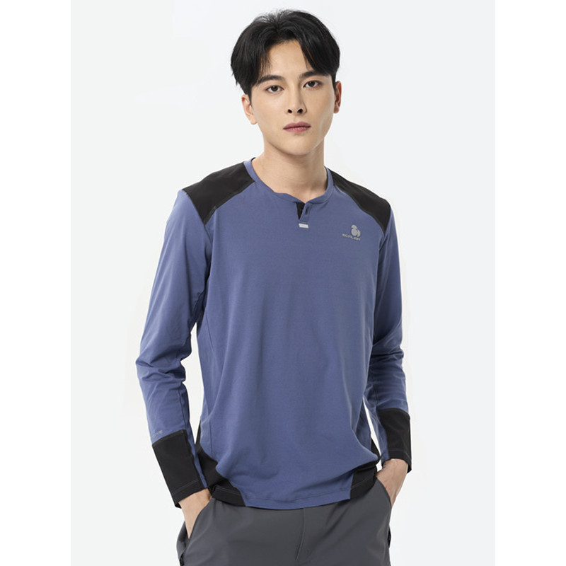 Skaile ao ar livre 2025 primavera verão novo estilo masculino feminino de secagem rápida manga comprida camiseta em torn