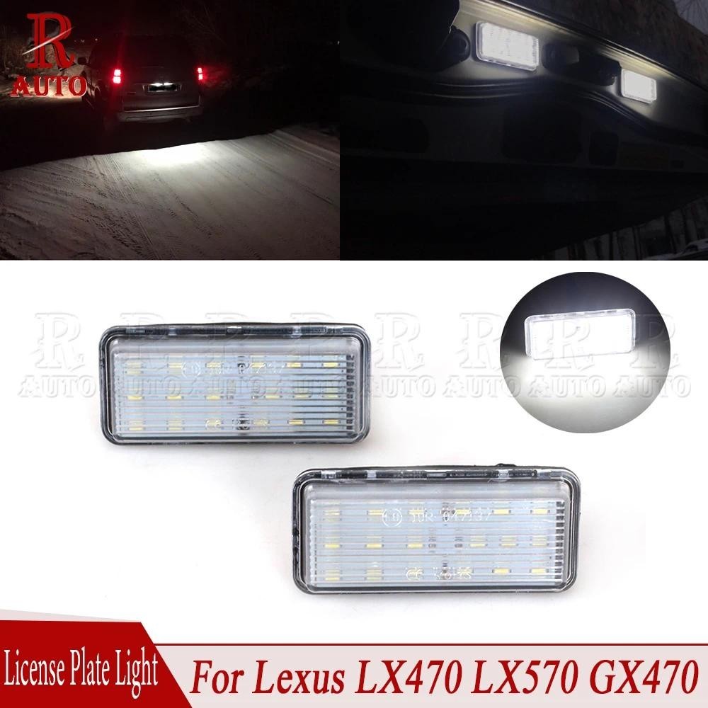 1 Par De Carro LED Número Da Placa De Licença Lâmpada Livre De Erros Para Lexus LX470 LX570 GX470 Toyota Mark X Reiz 4D 