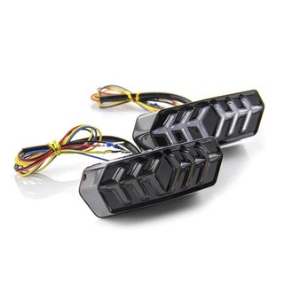 1pc Moto LED Turn Signal Light Luz Da Cauda Parar De Freio Lâmpada Indicadora Aviso Para Honda CTX700 CTX700N CBR650F MS