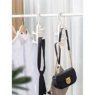 Cabide de roupas domésticas estilo japonês, sem perfuração, forte suporte de carga, guarda-roupa, organização multifunci