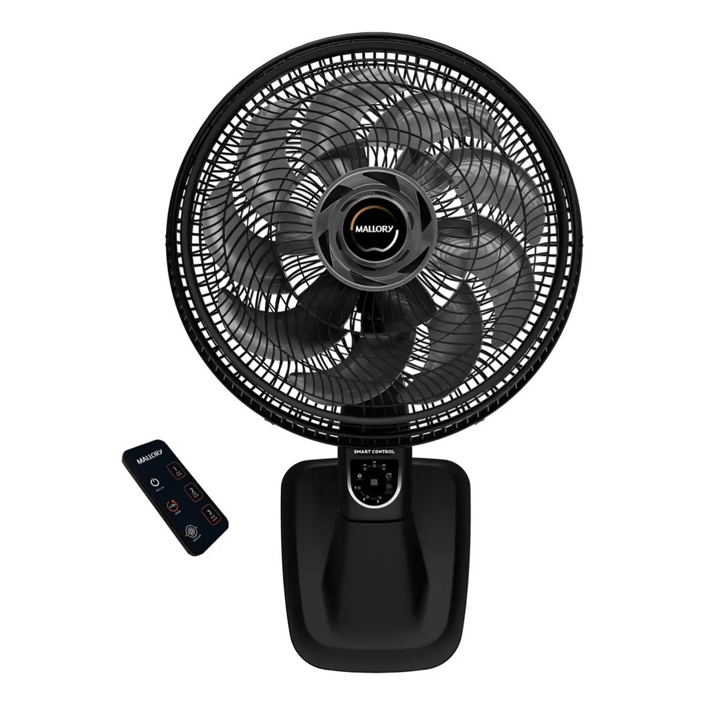 VENTILADOR DE PAREDE MALLORY SMART CONTROL 140W 3 VELOCIDADES 127V 40CM