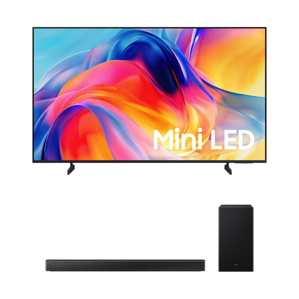 Samsung Smart TV 85" MiniLED 4K M75H + Soundbar Samsung B-Series HW-B650F