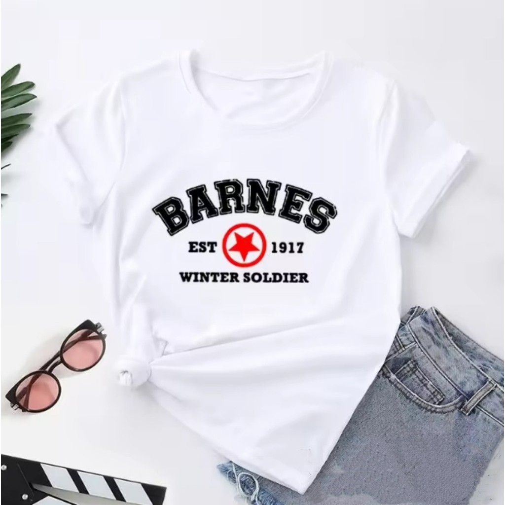 Camiseta Feminina 100% Algodão Preta Com Estampa De Letras Vintage E Estrela Vermelha Confortável Para Looks Urbanos
