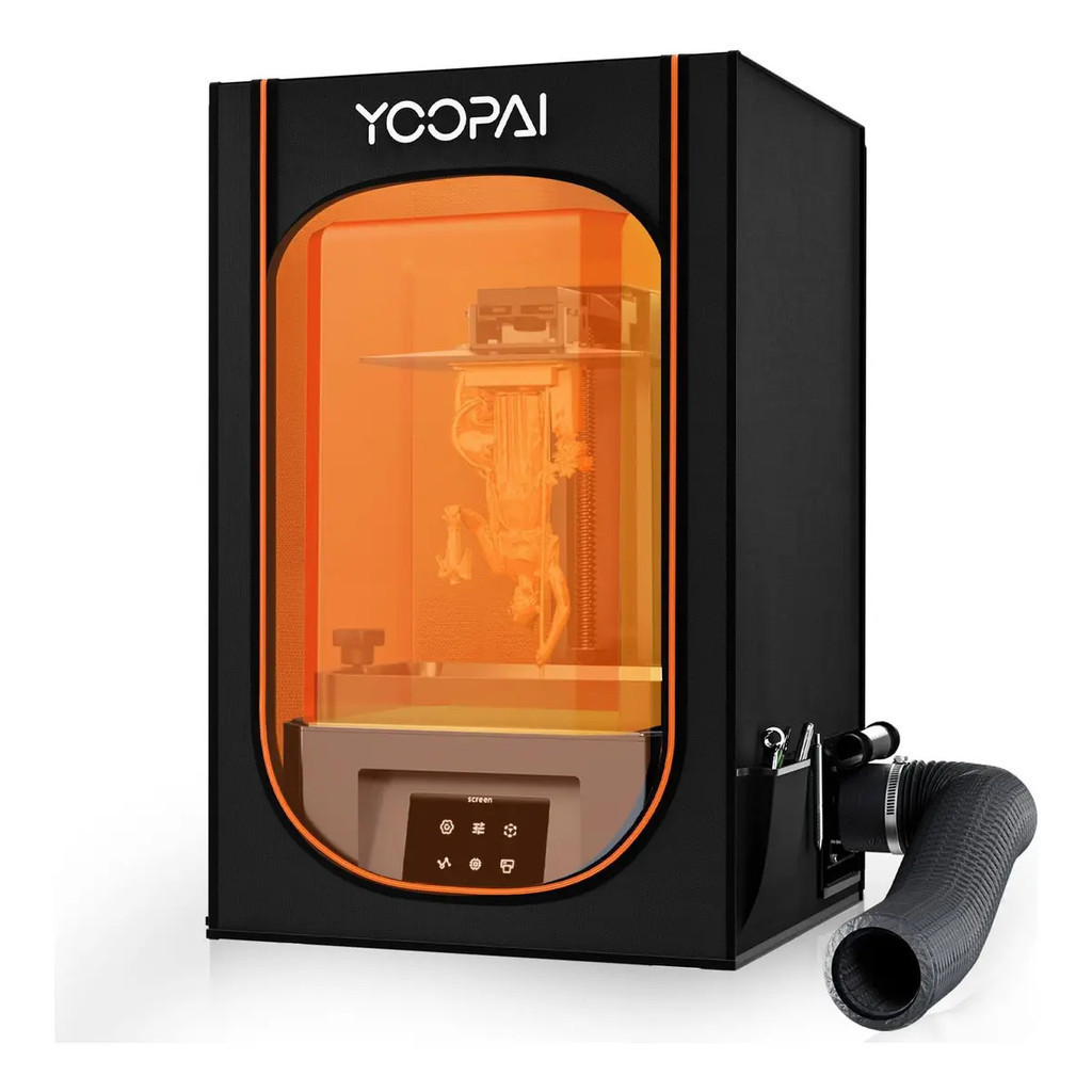 Yoopai Câmara Protetora Impressora 3D Resina Filtro Carvão Exaustor ELEGOO Anycubic Creality