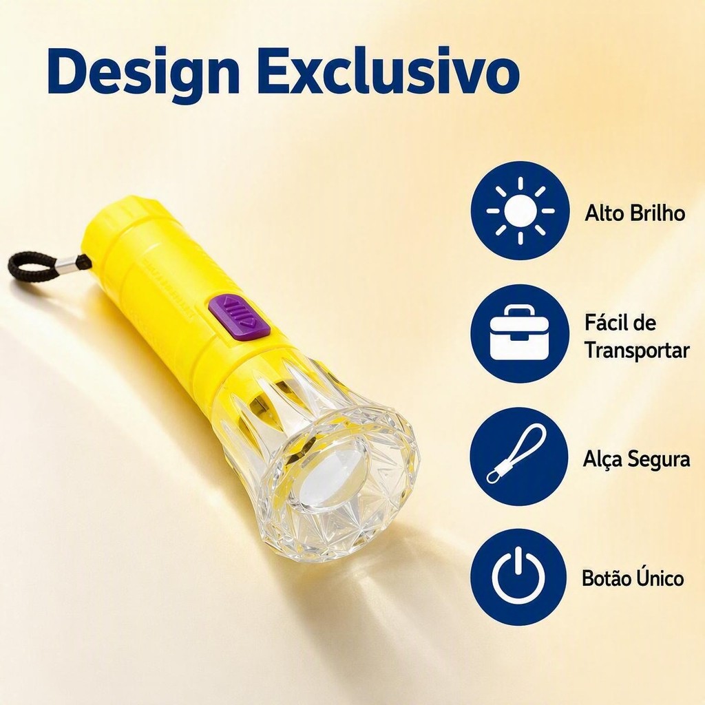 Kit 15 Mini LED Lanterna Colorida Com Corda Para Chaveiro e Lembrancinha e brindes de Festa