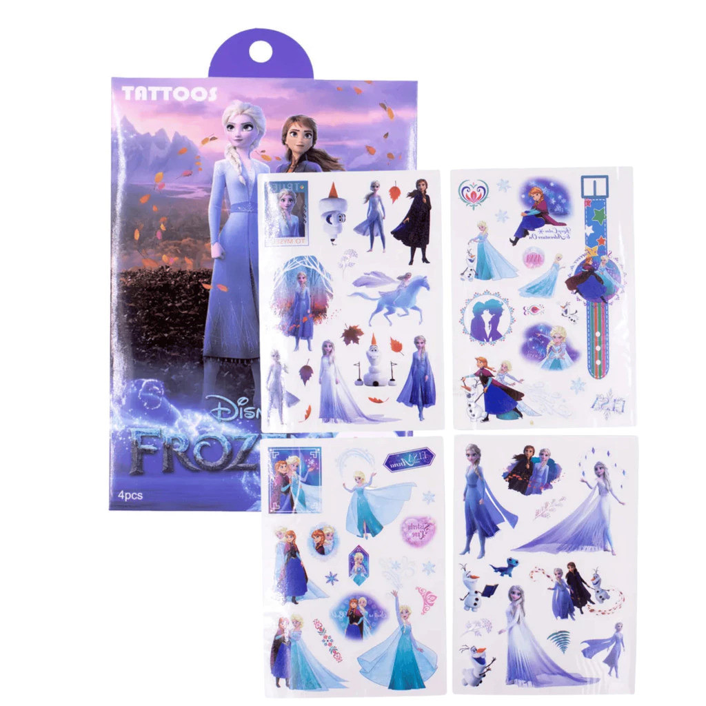 Kit 50 Tatuagem Temporária Frozen Elza Ana Infantil Festa Lembrancinha