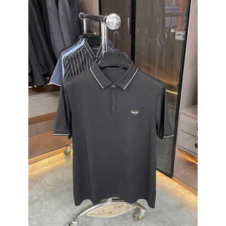 Oferta H, pedido restante!56% algodão mercerizado + 40% fibra de poliéster masculina verão manga curta camiseta Casual c