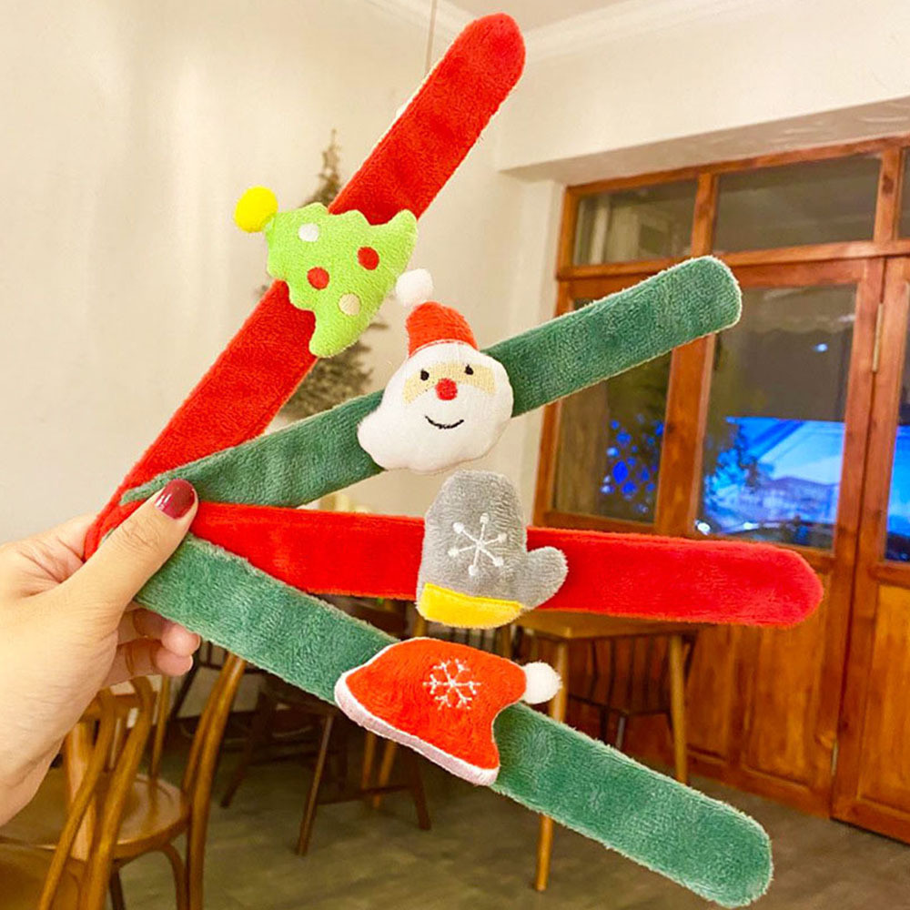 Grande quantidade, bom preço, brinquedo decorativo de pelúcia com anel de encaixe para o Natal, presente de Nata