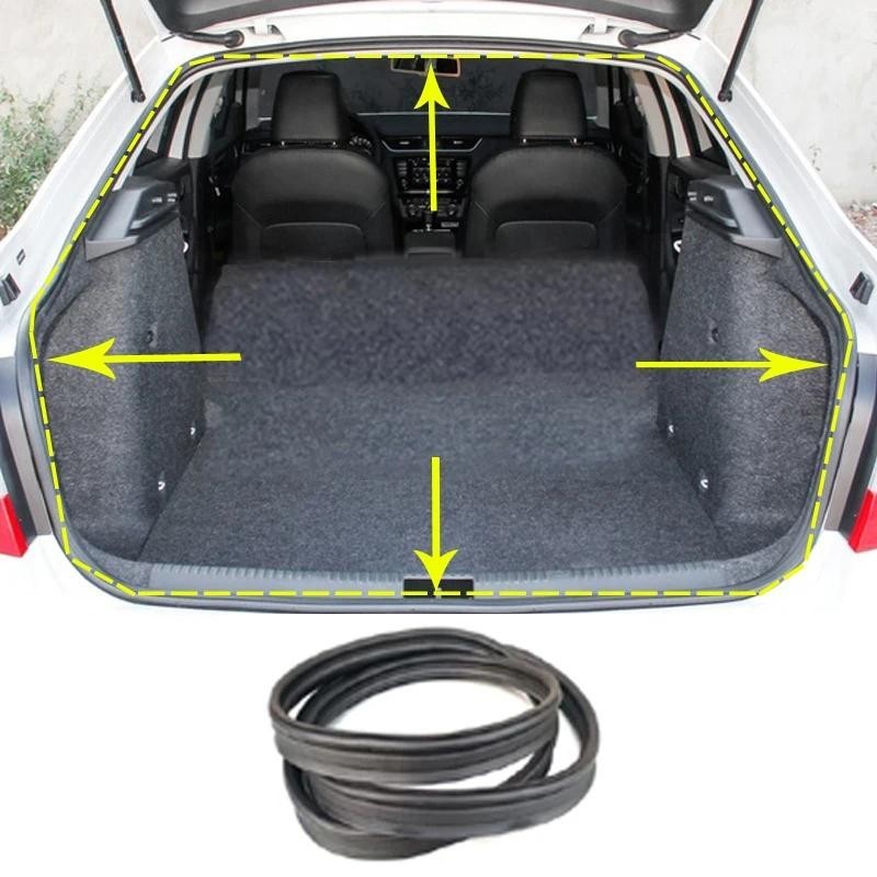Tira De Vedação De Borracha Para Porta-Malas Traseiro De Carro , Skoda Octavia 2008 2009 2010 2011 2012 2013 , Peças Aut