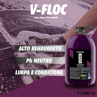 Shampoo Automotivo Lava Auto V-floc Concentrado Vonixx 500ml