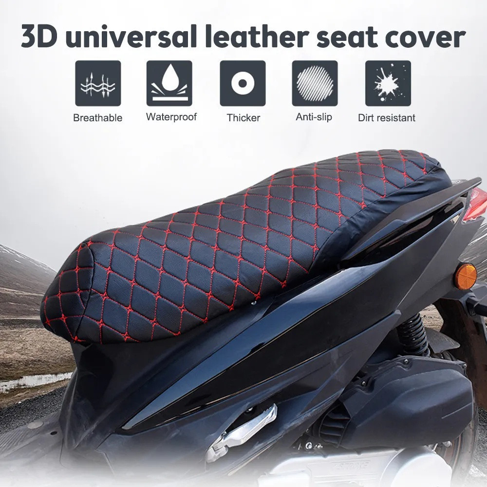 Capa De Assento De Motocicleta , Couro Elétrico , Acessórios motor , Proteção Solar Almofada