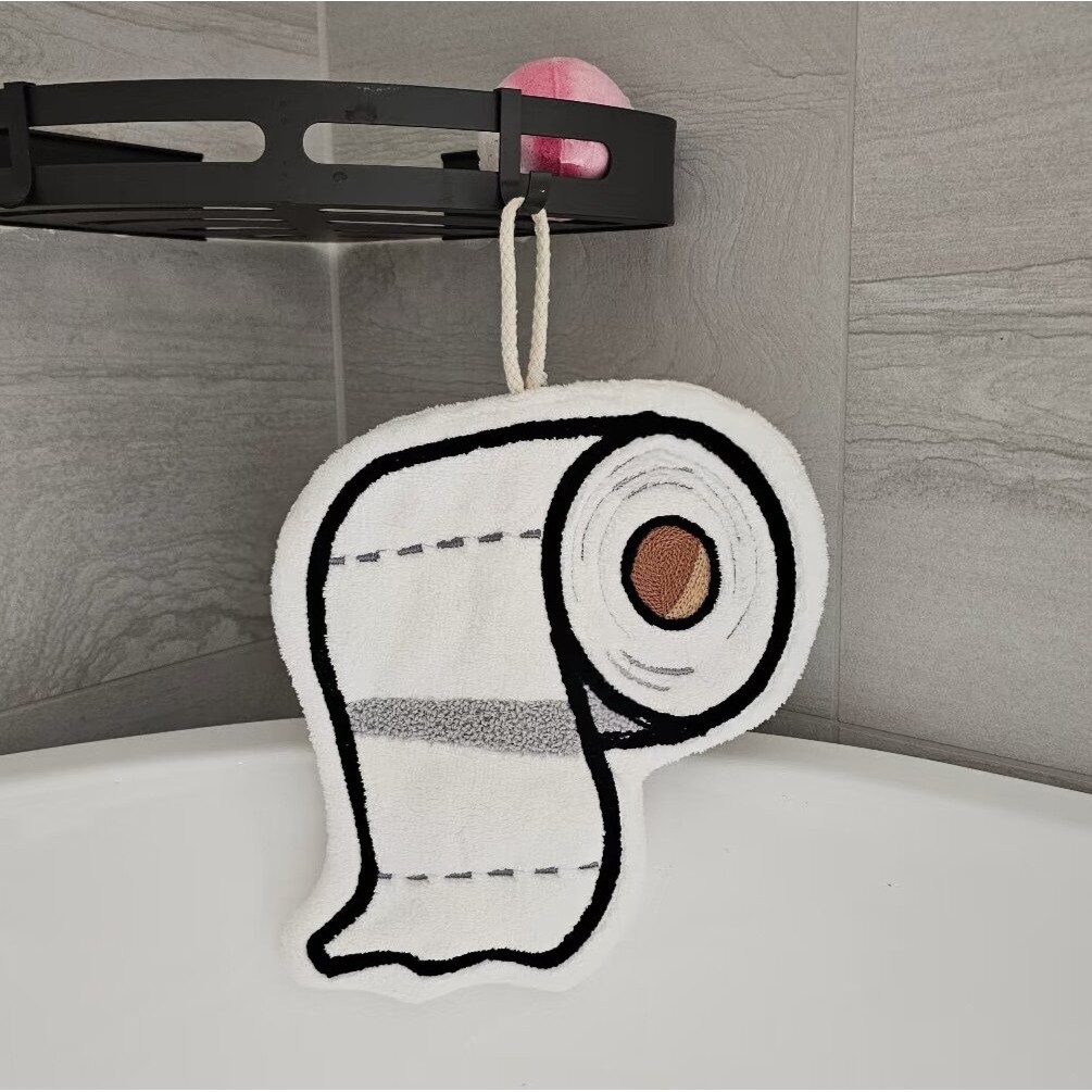 Novo rolo de papel bonito criativo toalha de mão dos desenhos animados absorvente de água de secagem rápida sem fiapos b