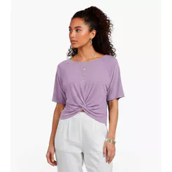 Blusa Feminina Lisa Infinita Cor Roxo