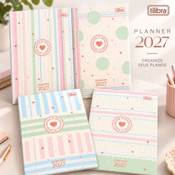 Planner 2027 Tilibra Soho Mensal Grampeado 17,8x25,4cm 20Fls - M7