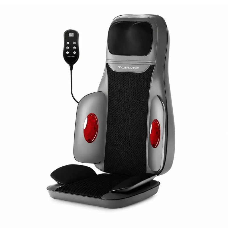 Assento Massageador Portatil 3D Pescoço Costas Lombar Quadril Aquecimento Vibração Controle Remoto Bag MSFILM