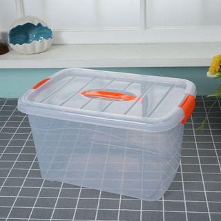 Caixa transparente portátil para manter frescos, grande capacidade, produto comestível, pp, plástico, engrossado, retang