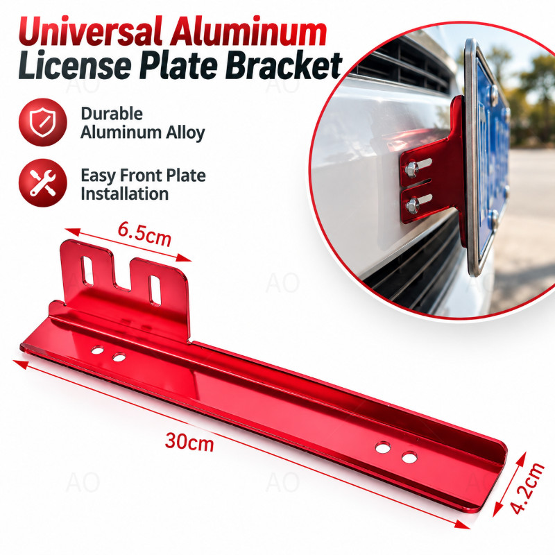 Suporte Para Placa De Carro Com Kit Parafuso e Lacre Proteção Para Veiculos