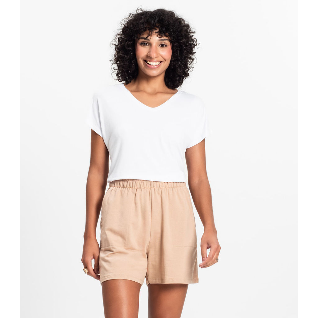 Blusa Feminina Viscotorcion Rovitex Branco
