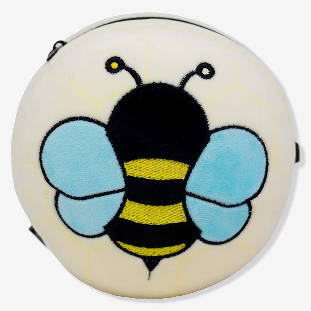 Máscara de Dormir com Almofada Abelhinha - Zonacriativa