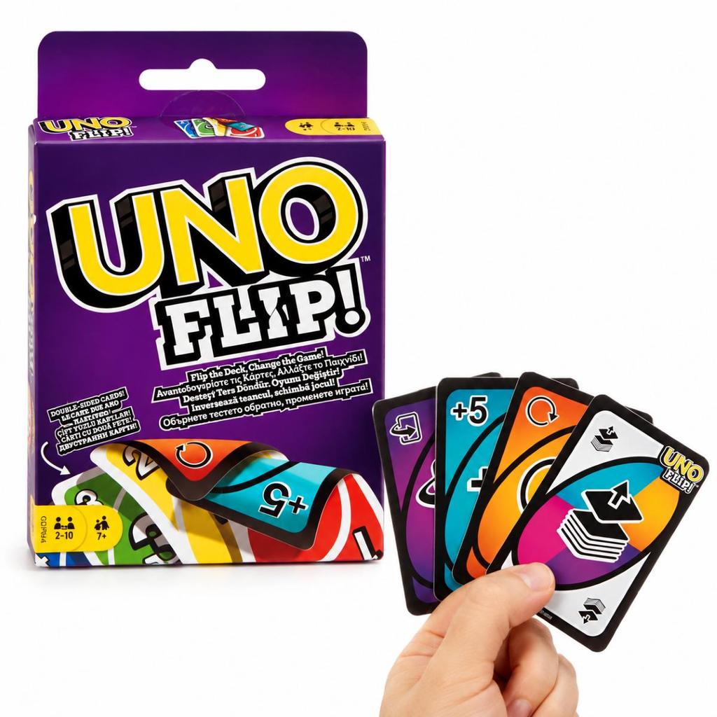 Jogo Uno Flip Baralho 112 Cartas Coloridas Dupla Face