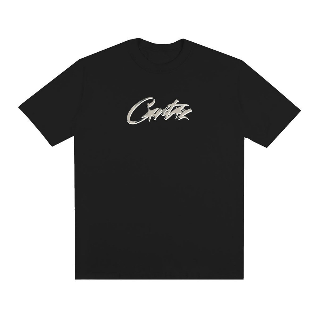 [Camiseta Premium em Algodão Puro]GXG Camiseta Streetwear PRATA Estampada Camiseta Oversized Algod