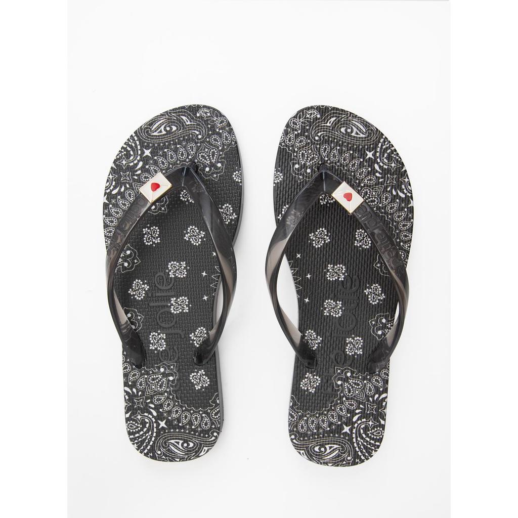 Chinelo Petite Jolie Fresh Preto/Paisley 1 PJ7803