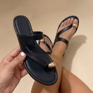 Rasteirinha Feminina Ortopédica Super Conforto Solado Antiderrapante Macio Não Escorrega Palmilha Confort Envio Imediato