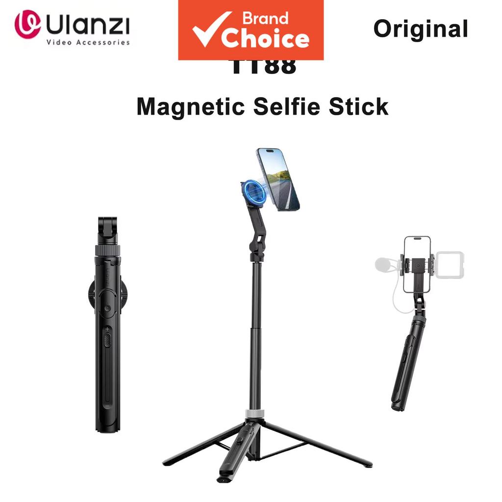 Suporte de Tripé Magnético MagSafe Ulanzi TT88 para Selfies / Transmissão ao Vivo / Produção de Conteúdo em Vídeo