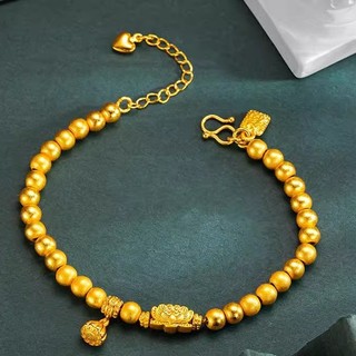 Vietnã areia ouro método antigo herança lótus ano mais pulseira simulação feminina luz de ouro luxo High-End transferênc