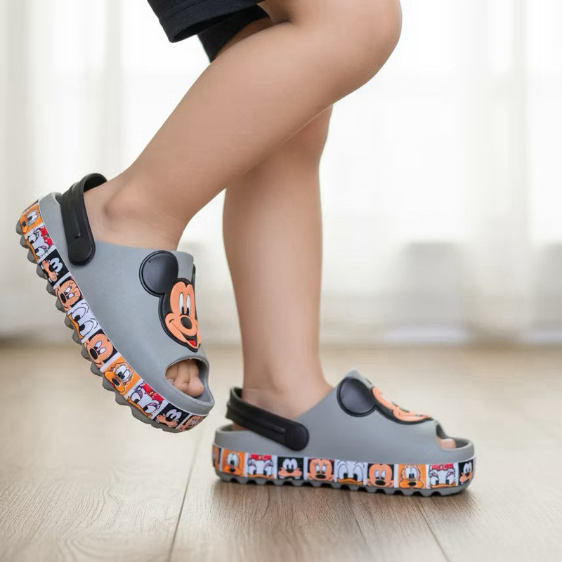 Sandália Infantil Homem Aranha Mickey Menino Babuche Masculino Baby – Leve, Macio e Antiderrapante
