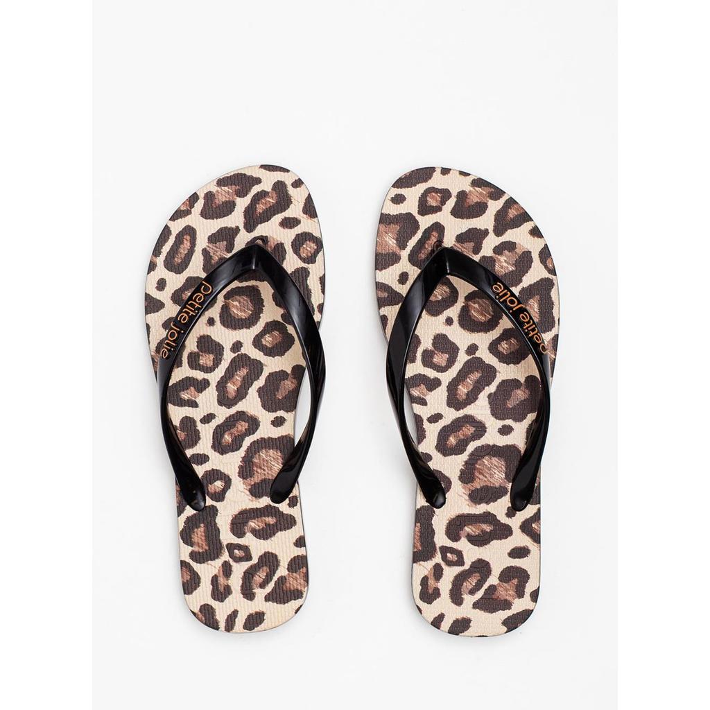 Chinelo Petite Jolie Fresh Preto/Onça 5 PJ6969