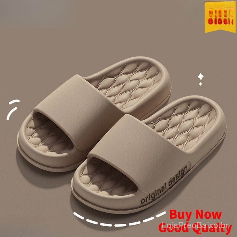 Sandálias femininas com plataforma antiderrapante de 4 cm, design em cor lisa, ideais para o verão de 2024. QQPS PZUY