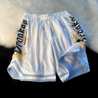 Treinamento de verão Shorts de basquete masculino feminino estudante casal usar americano solto exterior wear correndo e