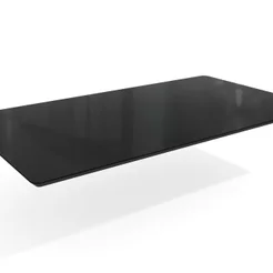 Tampo de Vidro/MDF para Mesa de Jantar até 6 Lugares 160x90cm Preto Preto