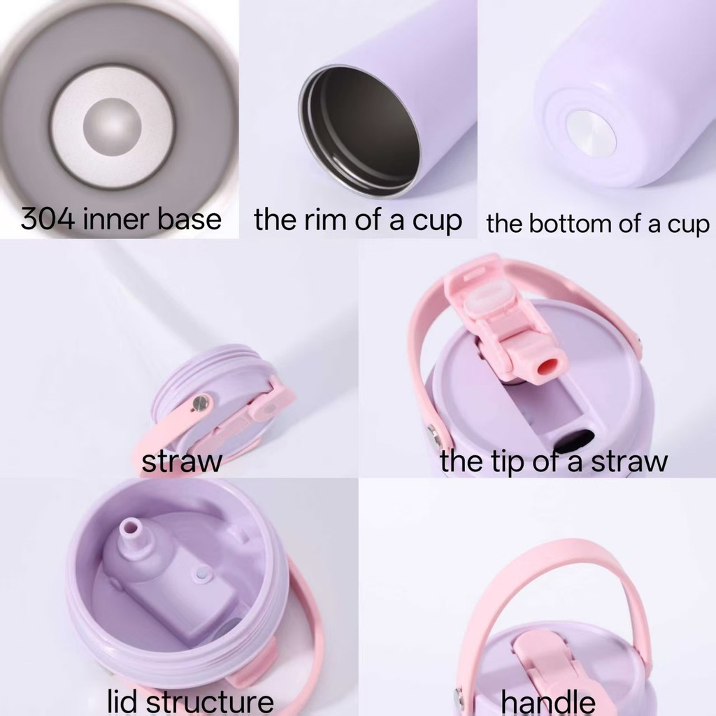 Novo produto pronto estoque transfronteiriço simples de alta aparência xícara de café copo térmico de aço inoxidável por