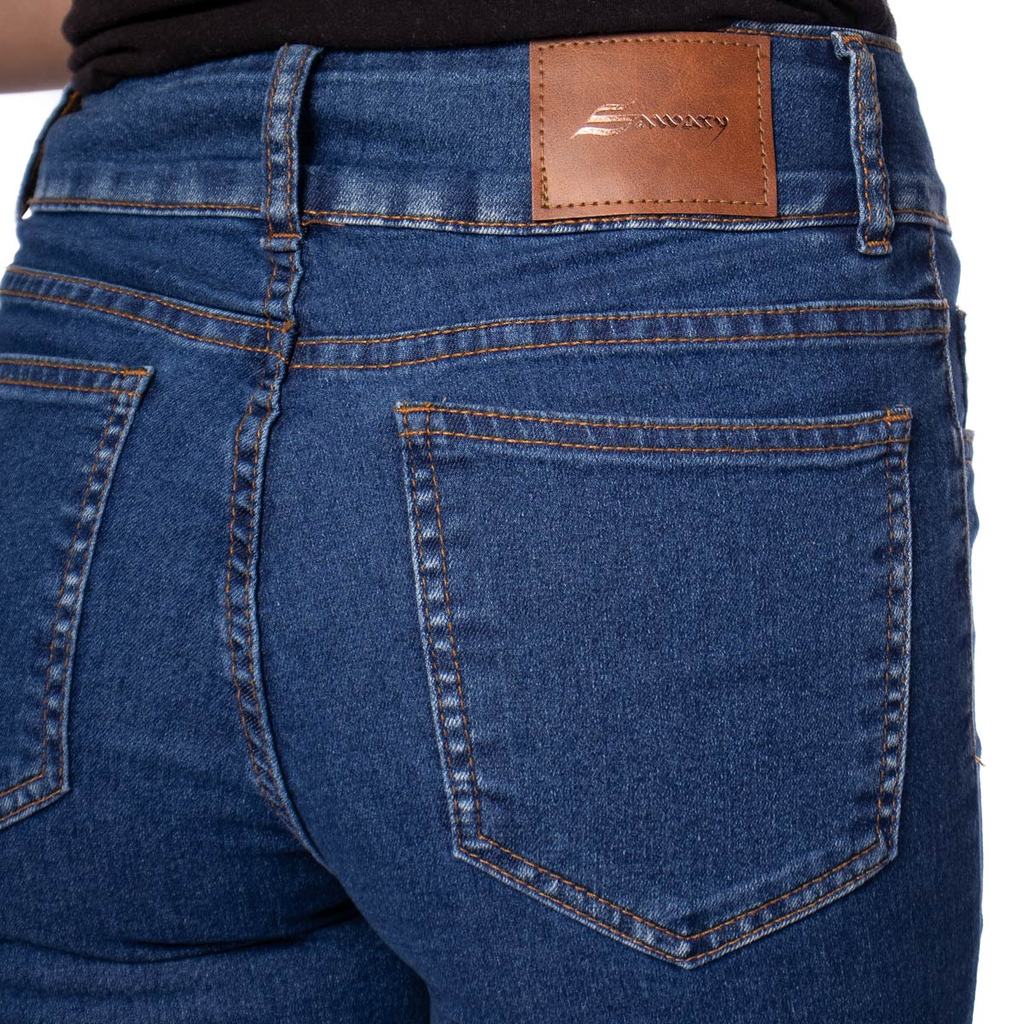 Calça Jeans Feminina Sawary Boot Cut Petit Azul — imagem 2 de 2