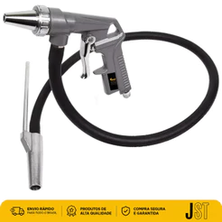 Pistola de Jateamento de Areia Sucção PJA750 JST Pneumática com Mangueira