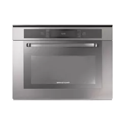 Micro-ondas Brastemp de Embutir 40 Litros cor Inox com Grill - BMO40AR
