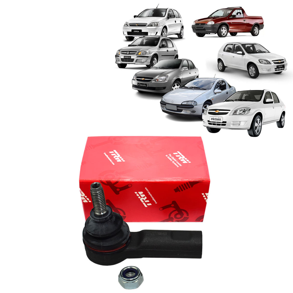 Terminal Trw Para Direção Trw Corsa Classic Celta Prisma 2006 2007 2008 2009