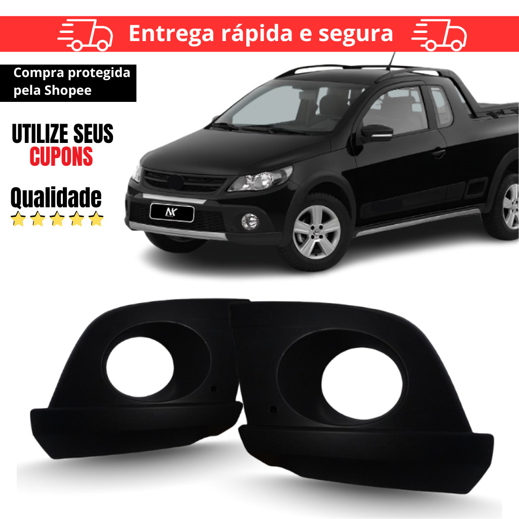 Par/Un Grade Tela Milha Saveiro Cross 2010 2011 2012 2013 Novo
