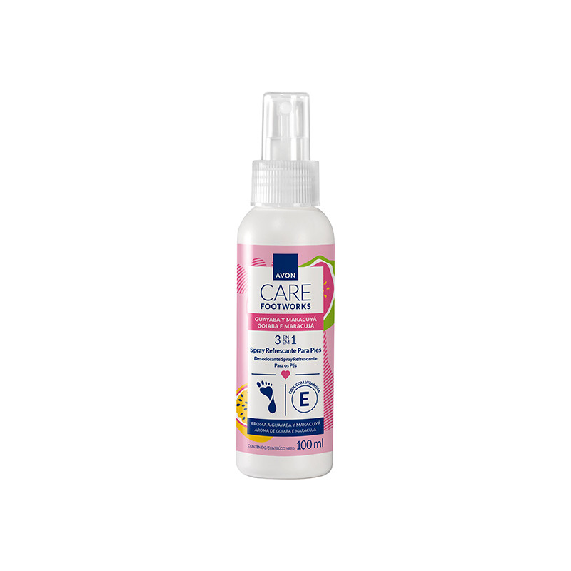 Spray Refrescante para Pés Maracuja e Goiaba 100ml