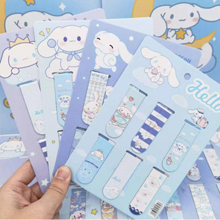 Nova Conjunto de 1 peça Sanrio Marcador magnético Melody Kuromi Cinnamon Roll Bonito desenho animado Padrão Marcador Pap em Oferta na Shopee