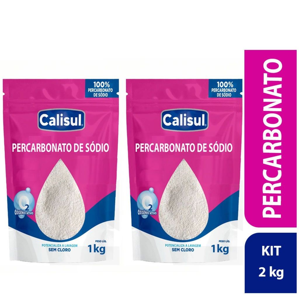 Kit 2 Und Percarbonato De Sódio Tira Manchas Roupas 2 Kilos