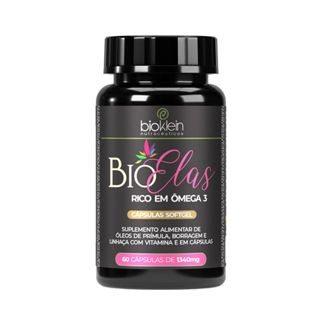 BioElas Ômega 3 Óleo de Borragem e Prímula - 60 Cápsulas - Bioklein em Oferta na Shopee