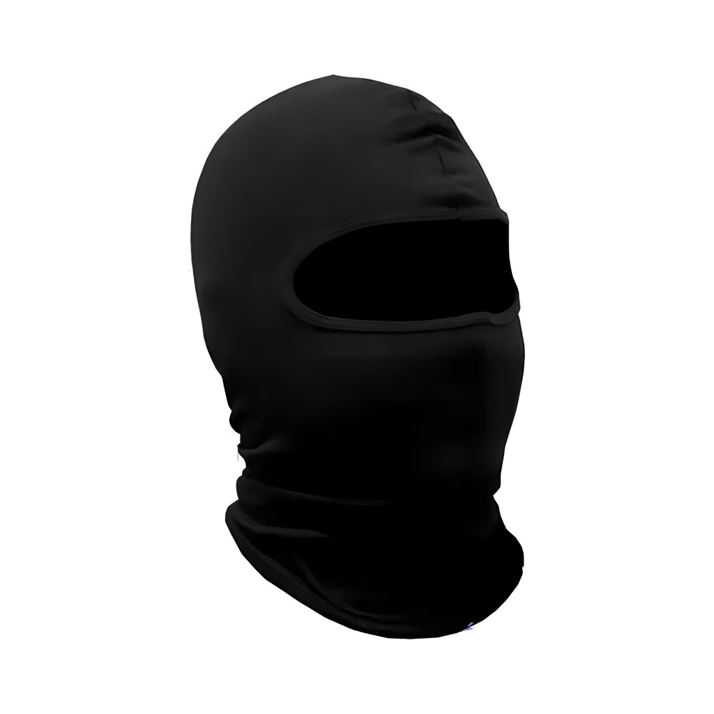 Touca Ninja Balaclava Proteção Térmica Uv50+ Preto