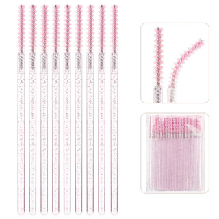 50 Pçs Escova De Maquiagem Descartável Cílios Microbrush Rímel Varinhas Cosméticos Aplicador Sobrancelha Micro Lash Exte em Oferta na Shopee