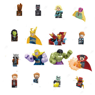 Montagem De Figuras De Blocos De Construção , Brinquedos Educativos Para Crianças , Vingadores , nano Brinquedo , Presen